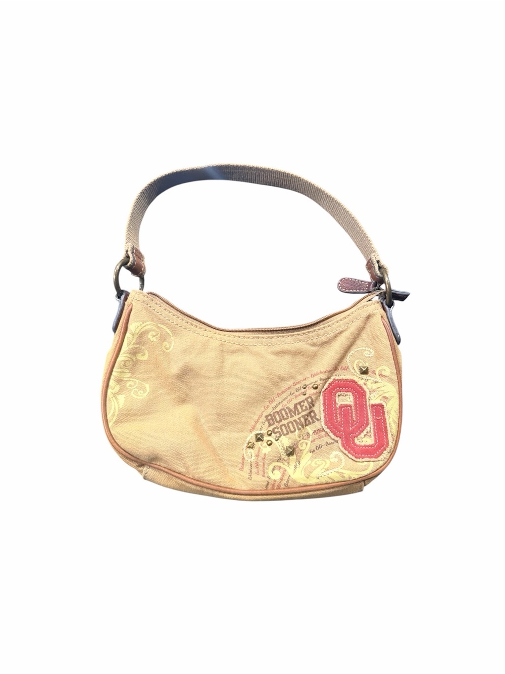 Vintage Fossil OU Y2K Purse Oklahoma University Gameday